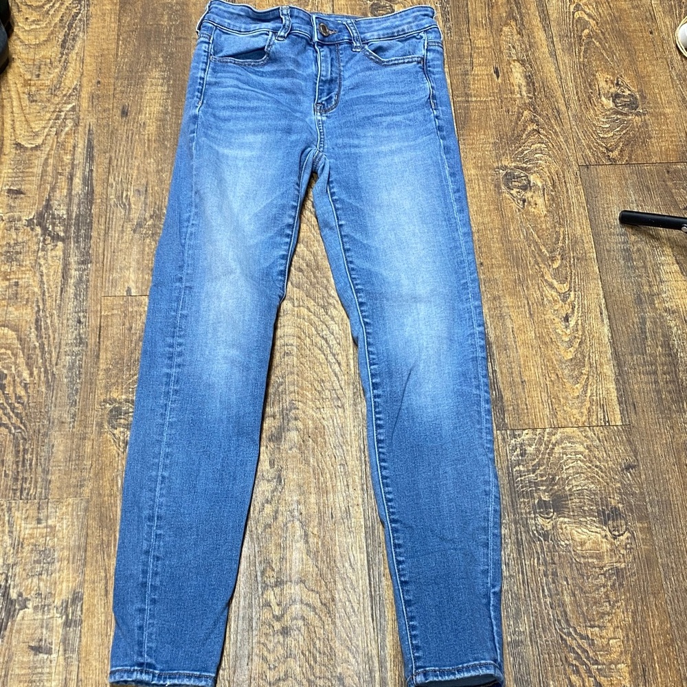 American Eagle Outfitters‎ size 4 Classic Blue next level stretch comfy casual